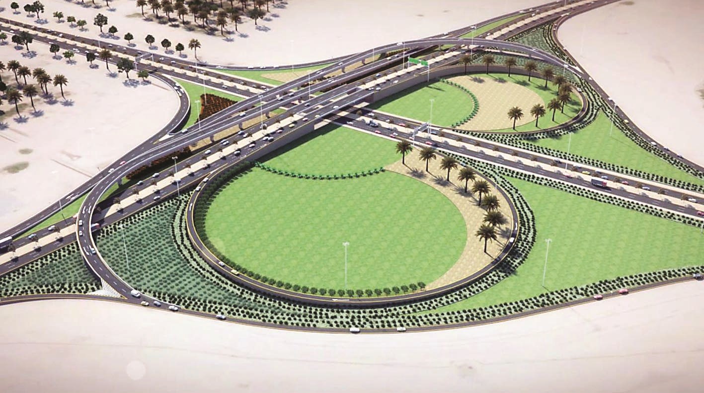 أحد تقاطعات الطريق