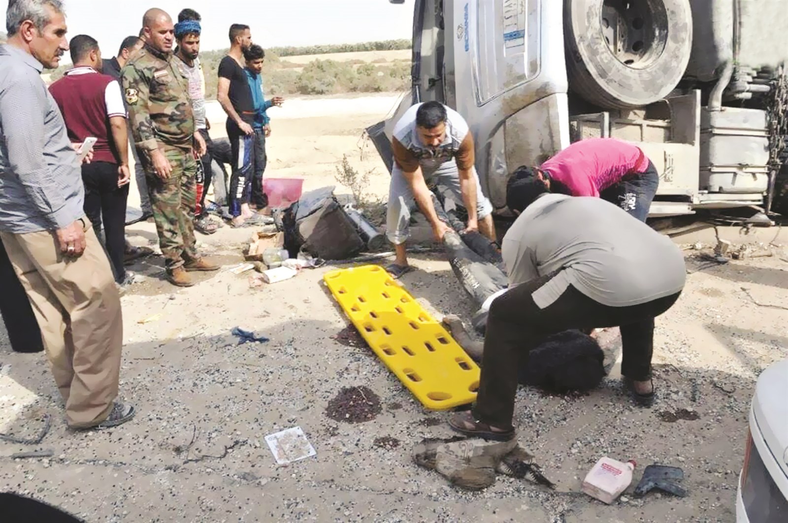 u0645u062fu0646u064au0648u0646 u0648u0639u0633u0643u0631u064au0648u0646 u0639u0631u0627u0642u064au0648u0646 u0639u0645u0644u0648u0627 u0639u0644u0649 u0646u0642u0644 u0627u0644u0645u062au0648u0641u064au0646 u0648u0625u0633u0639u0627u0641 u0627u0644u0645u0635u0627u0628u064au0646