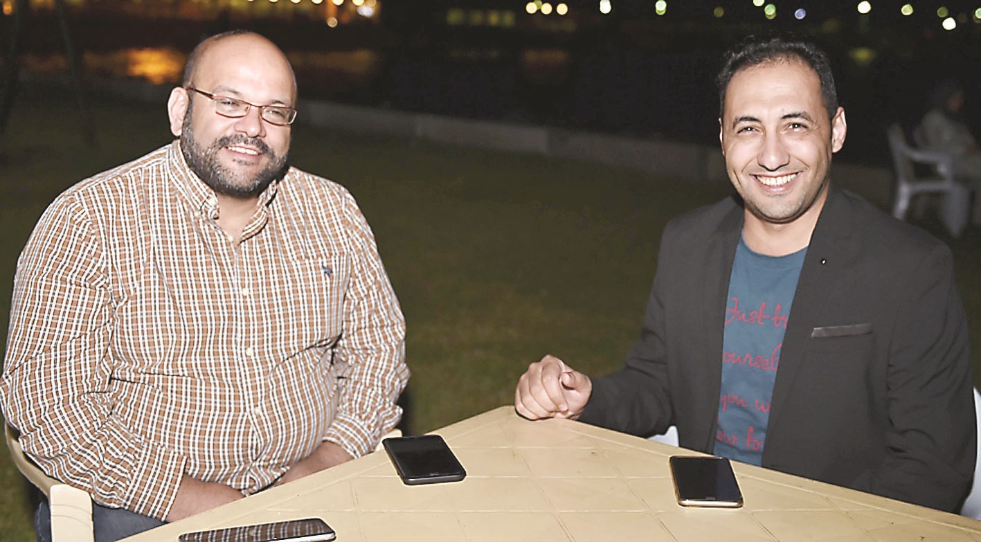 زايد والزميل أحمد زكريا