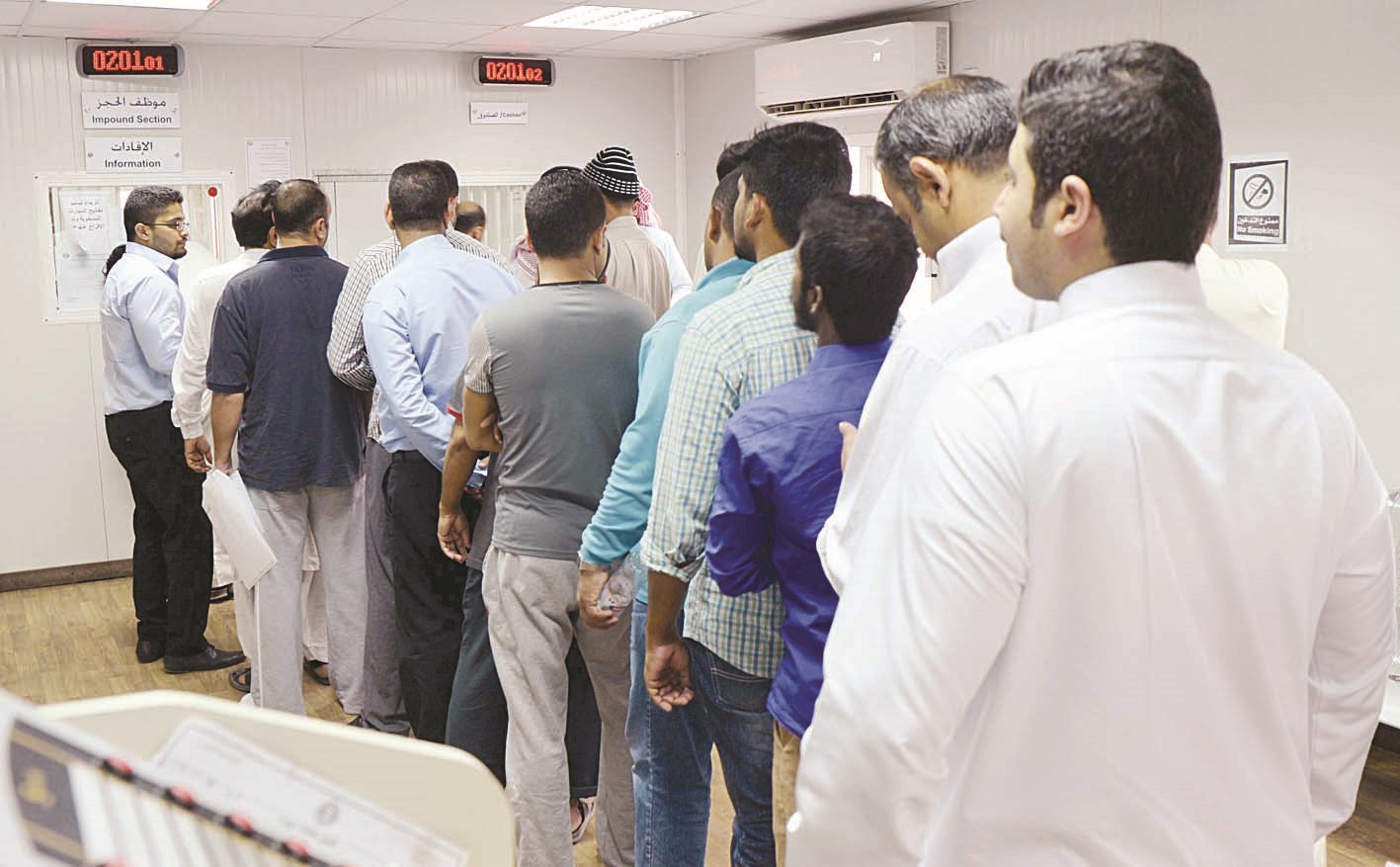 زحام في «حجز الجهراء»