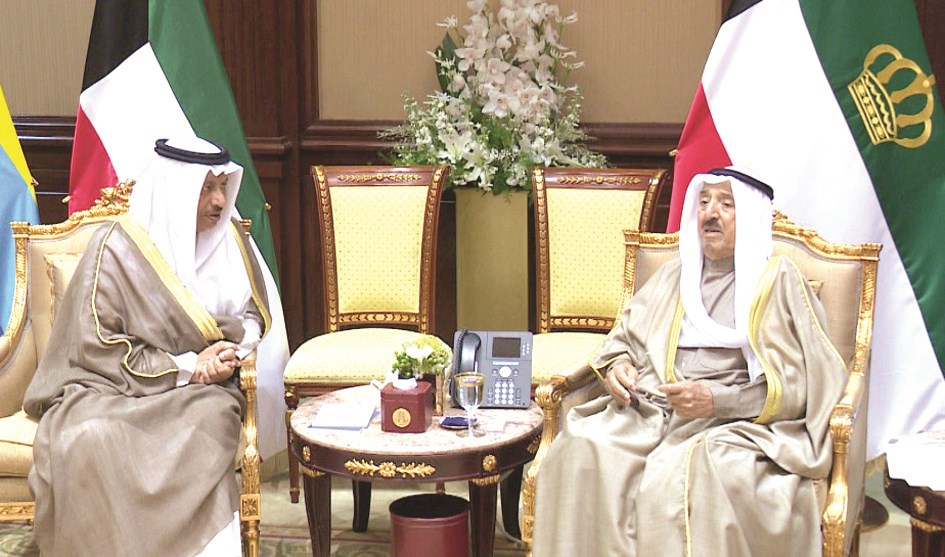 الأمير مستقبلاً جابر المبارك