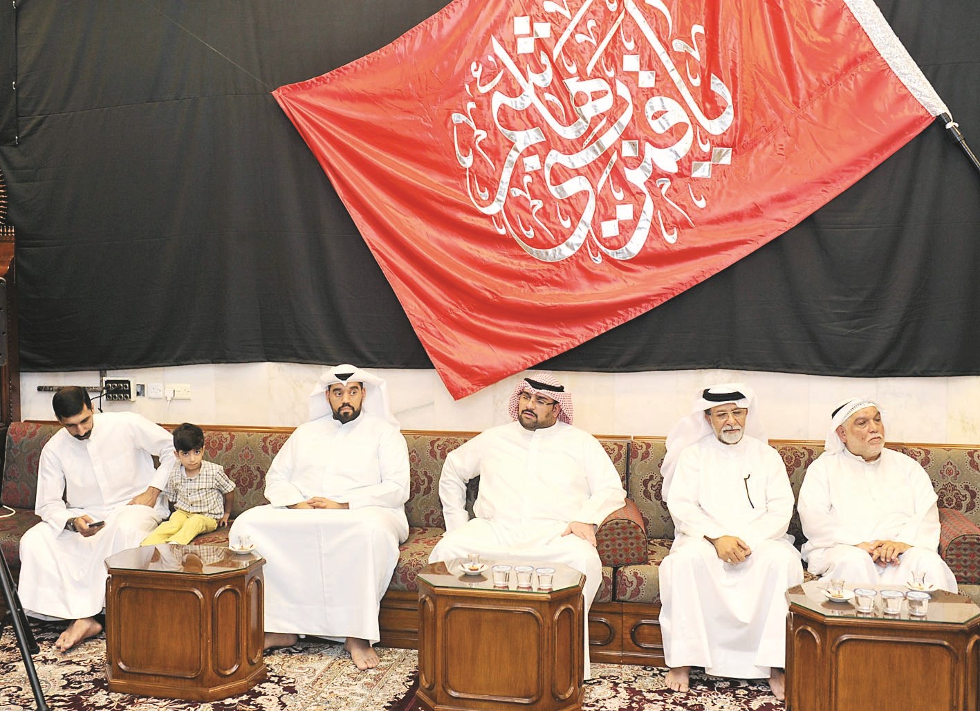 معزون في حسينية البلوشي (تصوير سعد هنداوي)