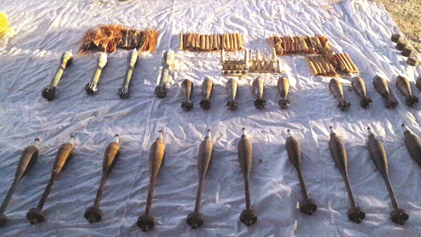 u0642u0646u0627u0628u0644 u0648u0642u0630u0627u0626u0641 u0636u0628u0637u062a u0641u064a u0645u062eu0632u0646 u0623u0633u0644u062du0629 u0648u0633u0637 u0633u064au0646u0627u0621