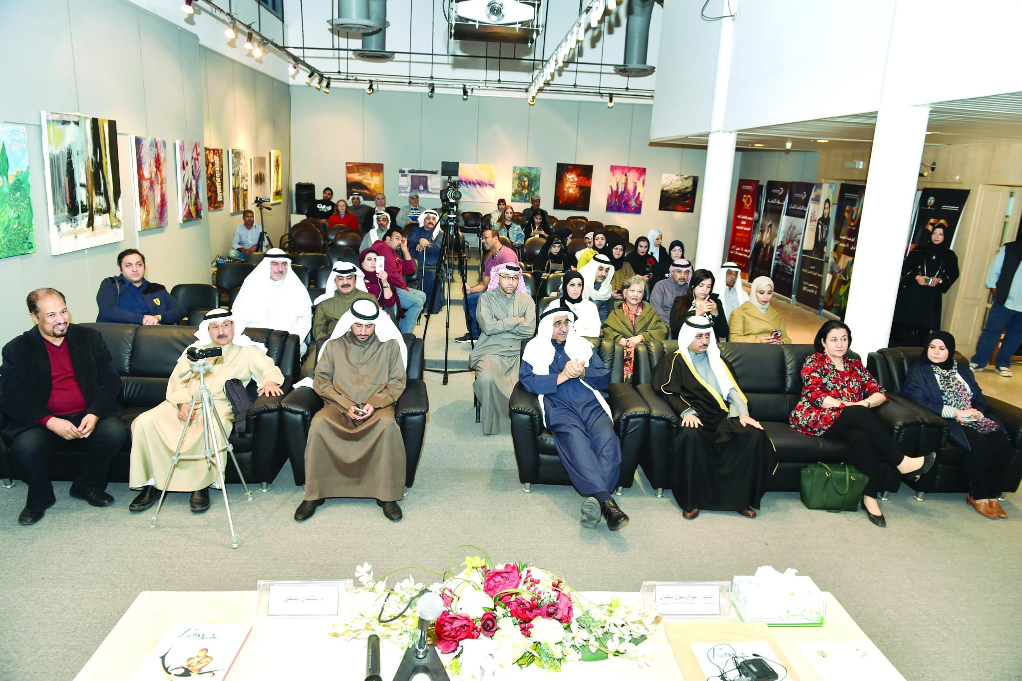 الحضور خلال الاحتفالية	     (تصوير سعد هنداوي)