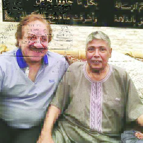 محمد المنصور مع «أبو أصيل»