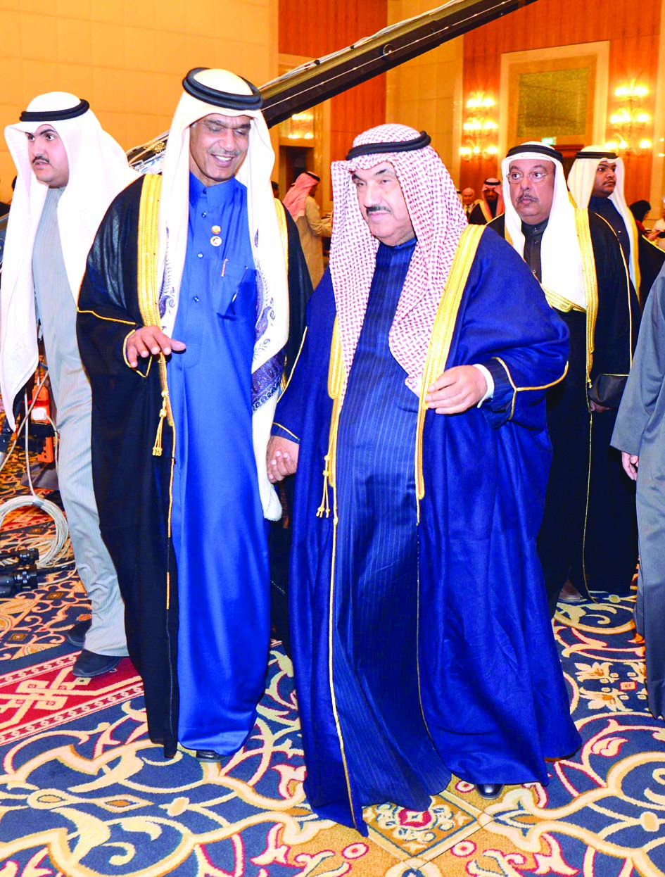 ناصر المحمد والسفير القطري