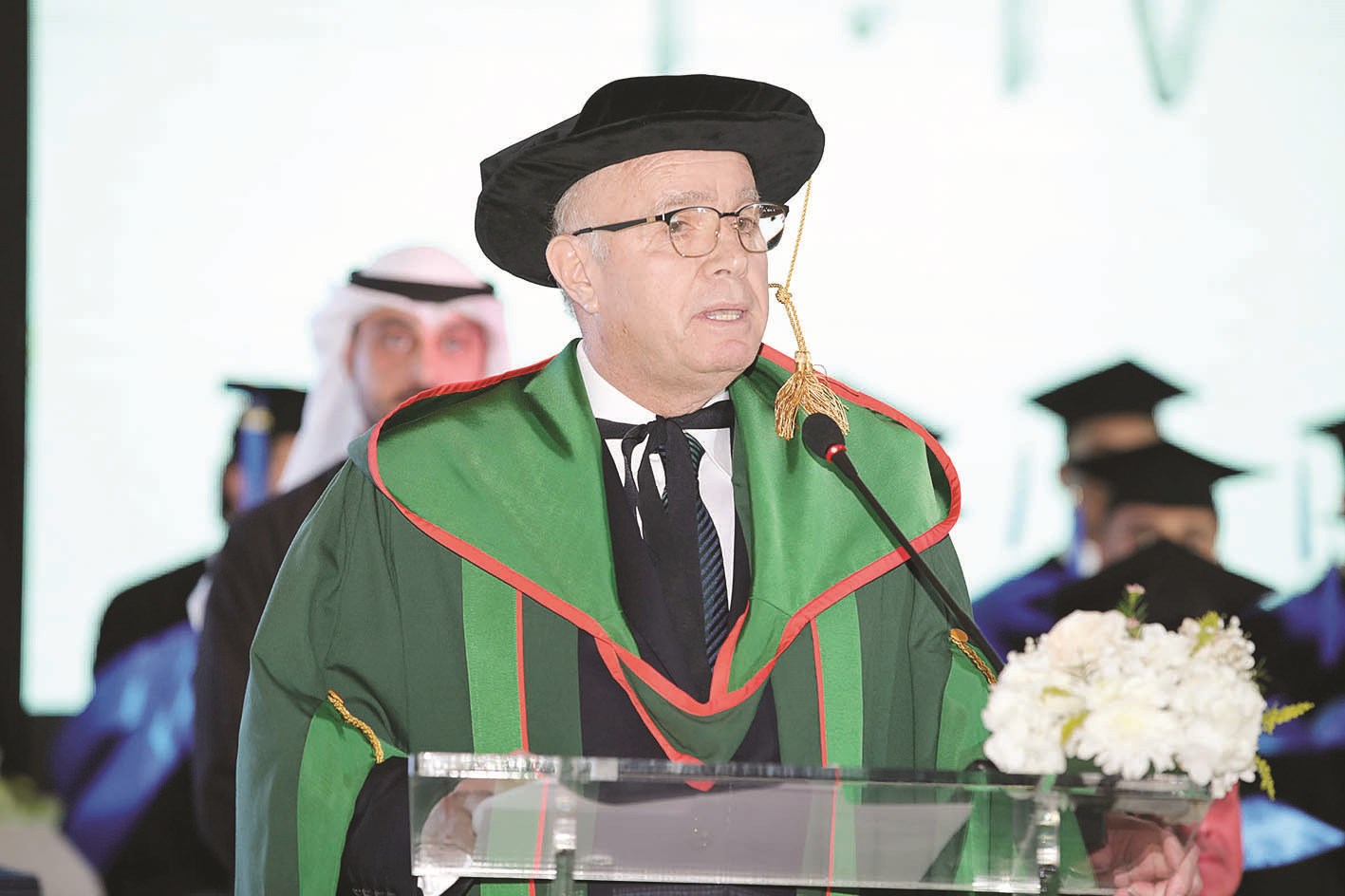 عصام زعبلاوي يلقي كلمته