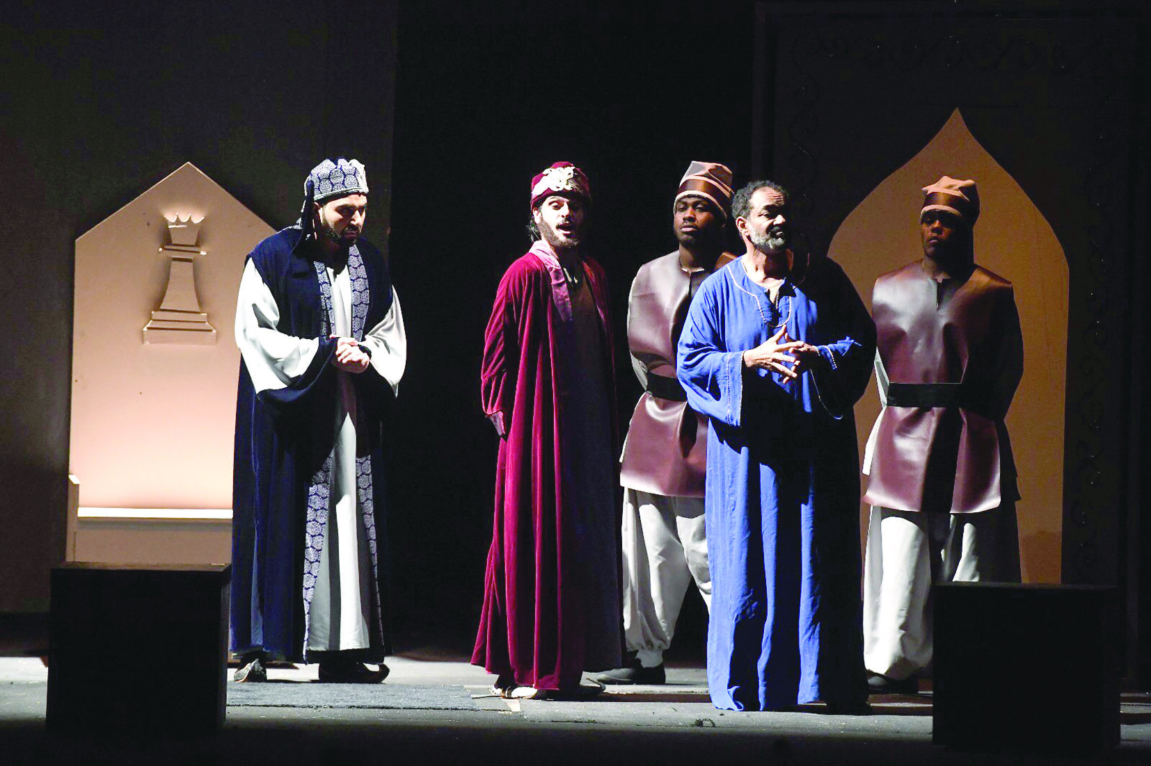 مشهد من المسرحية