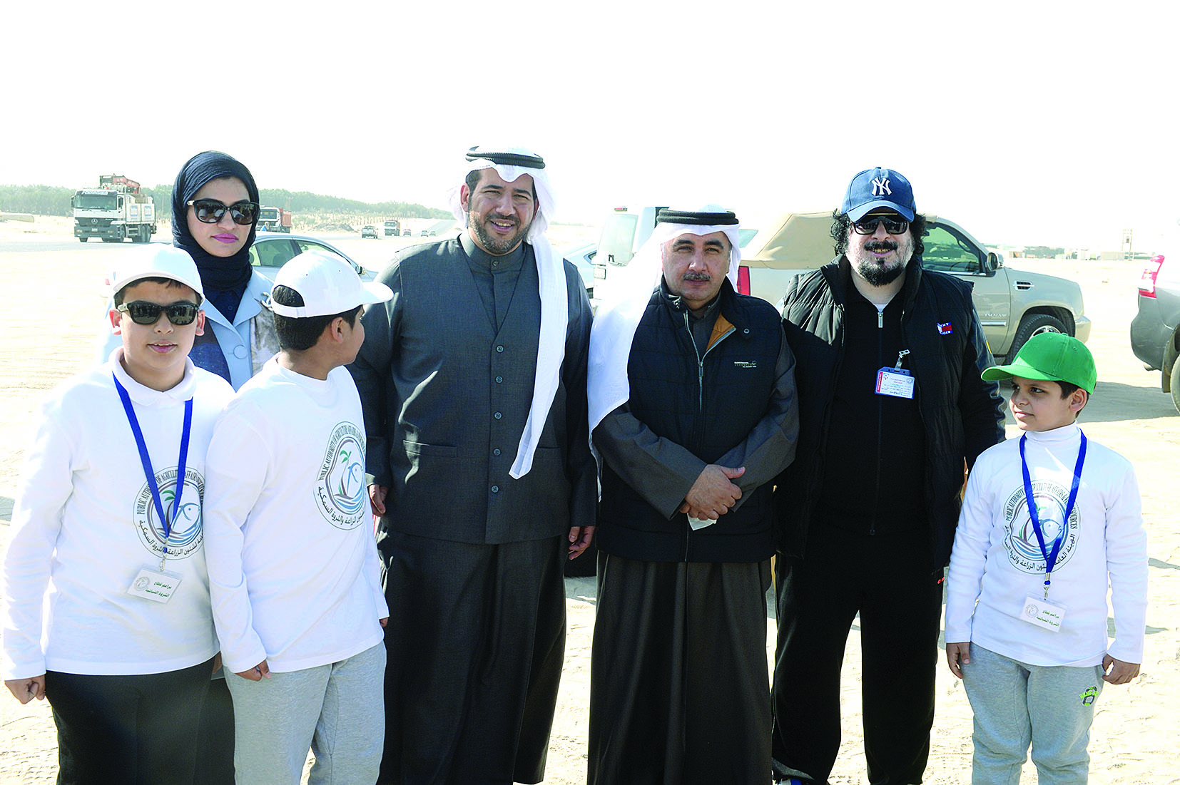 ... وخلال توزيع الشتلات الزراعية في كبد 