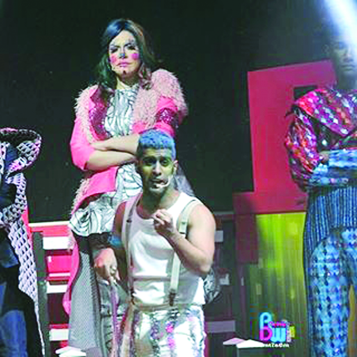 هبة الدري وبدر الشعيبي في «شوبيز»