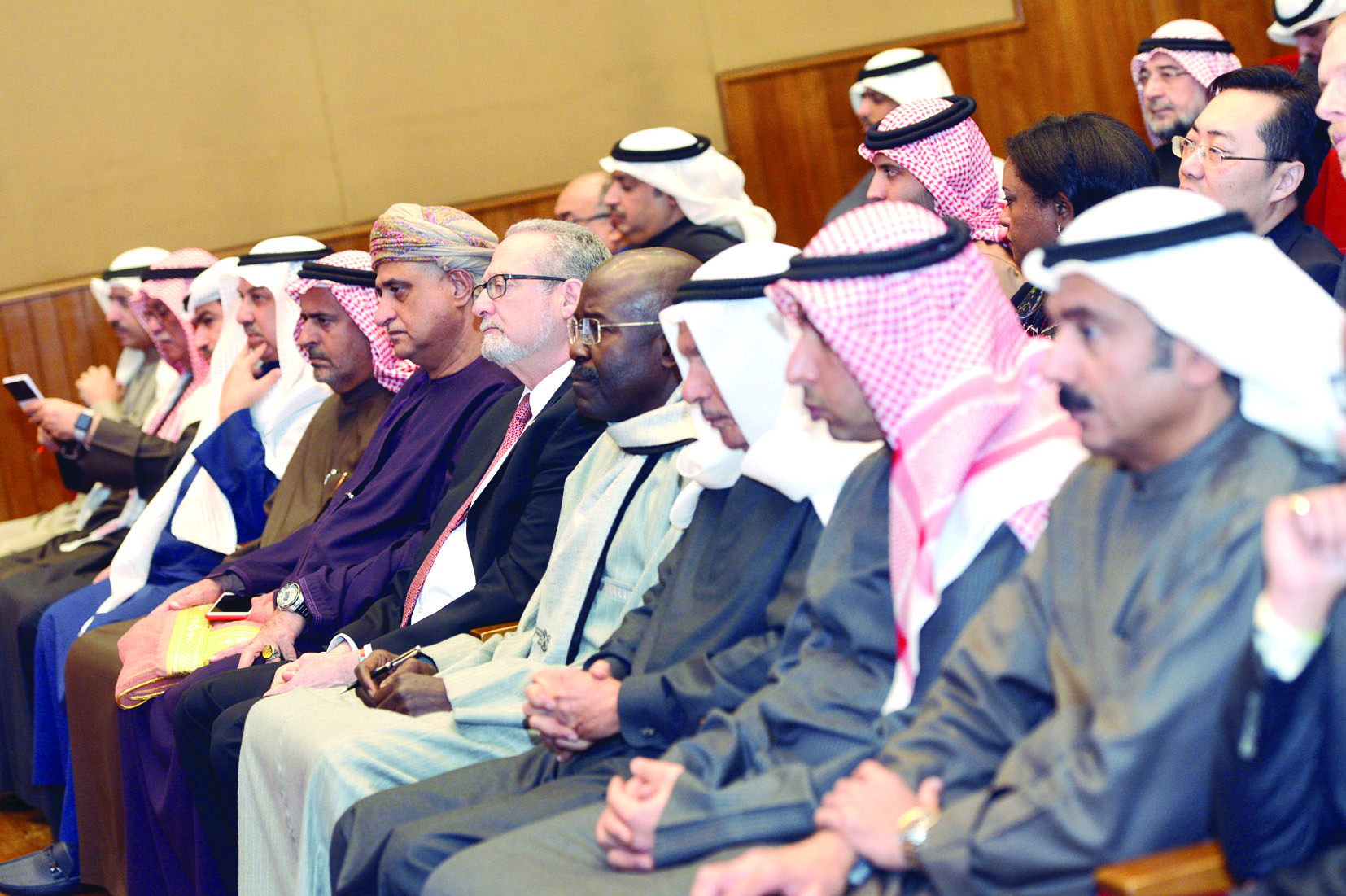 سفراء أميركا وعمان وعميد السلك الديبلوماسي وكبار موظفي «الخارجية» 