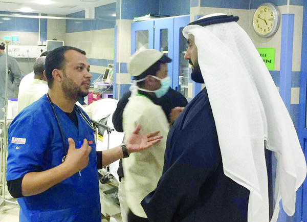 u0648u0632u064au0631 u0627u0644u0635u062du0629 u0641u064a u062du062fu064au062b u0645u0639 u0623u062du062f u0627u0644u0627u0637u0628u0627u0621 