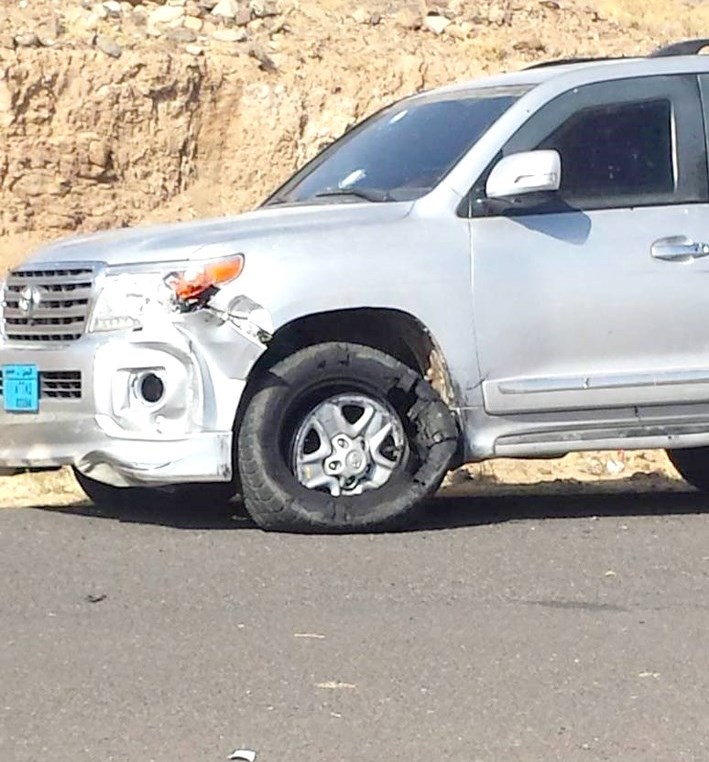 السيارة التي كان يستقلها صالح