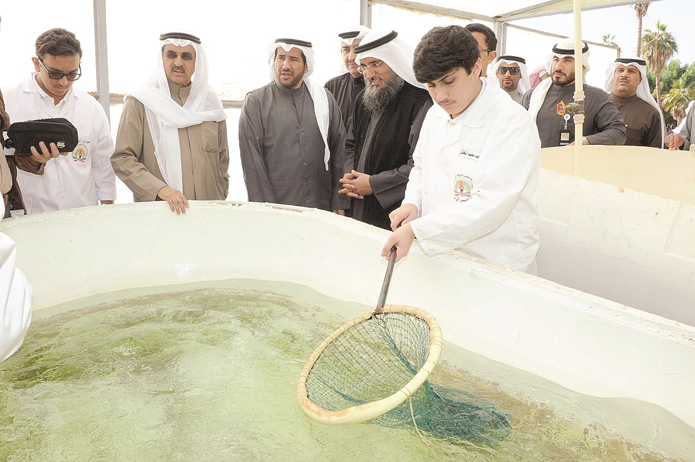 اطلاع على مشروع الاستزراع السمكي