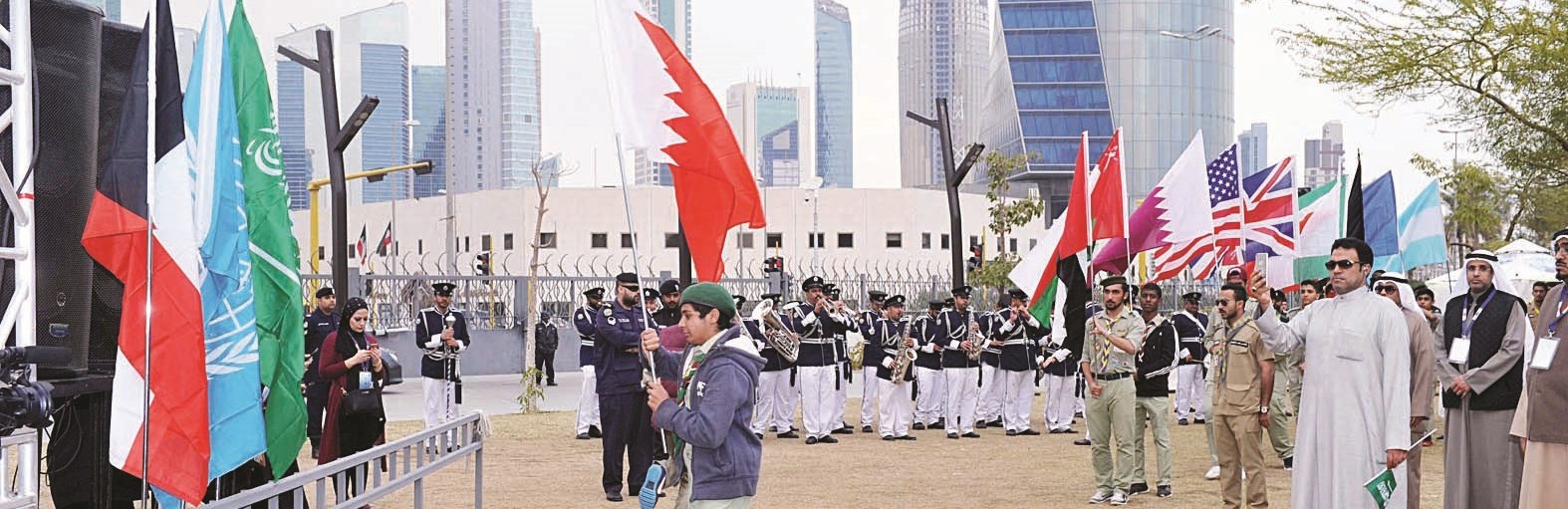 أعلام الدول المشاركة