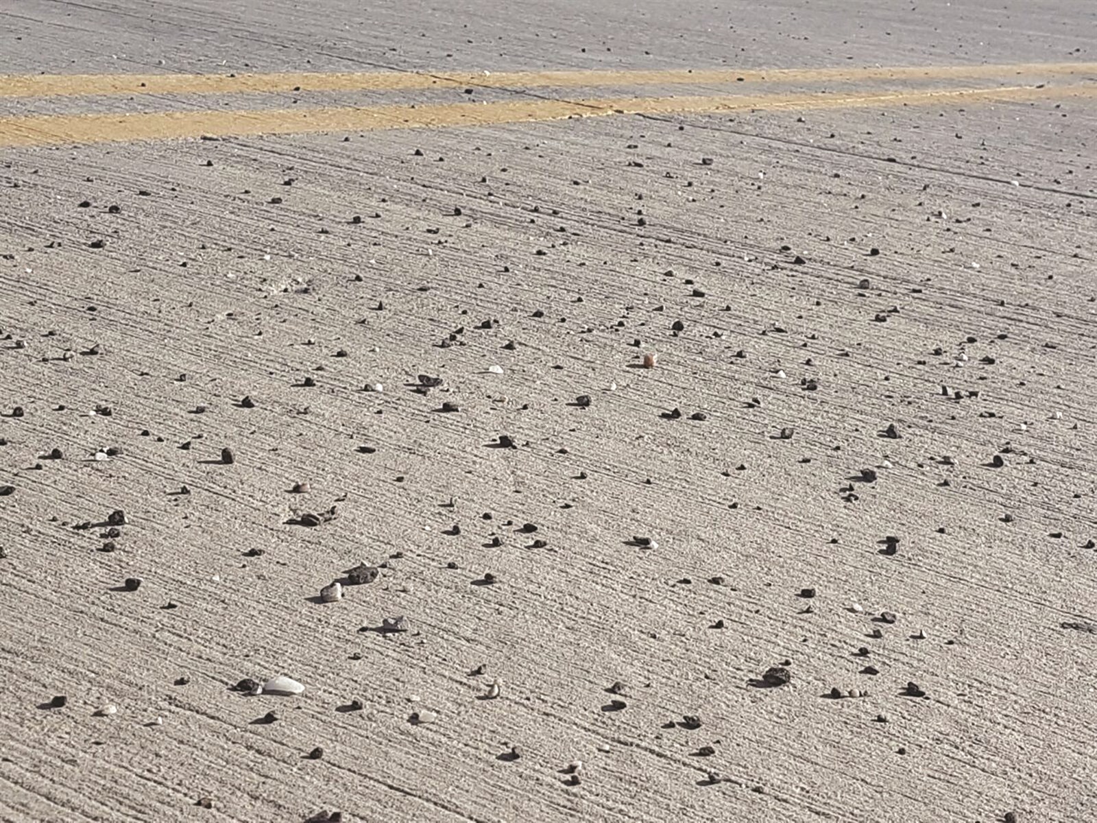 حصى على المدرج