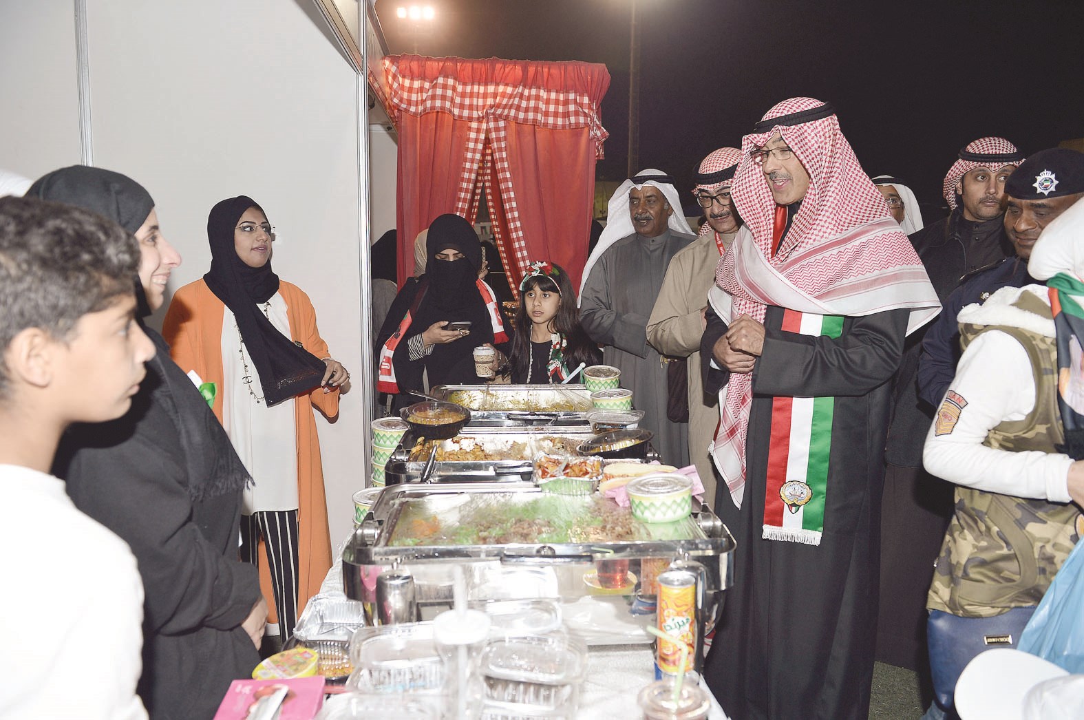 الأطعمة الكويتية حاضرة في الاحتفالية