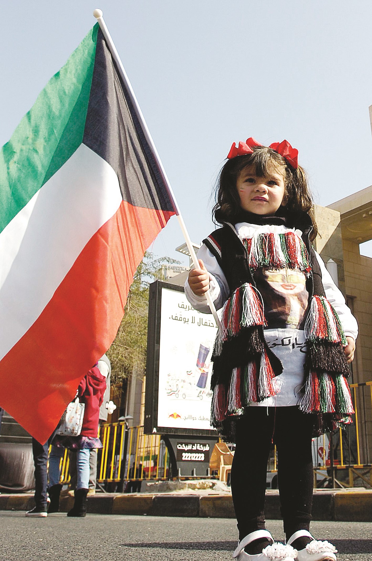 العلم الوطني... حب الأطفال في الاحتفالات
