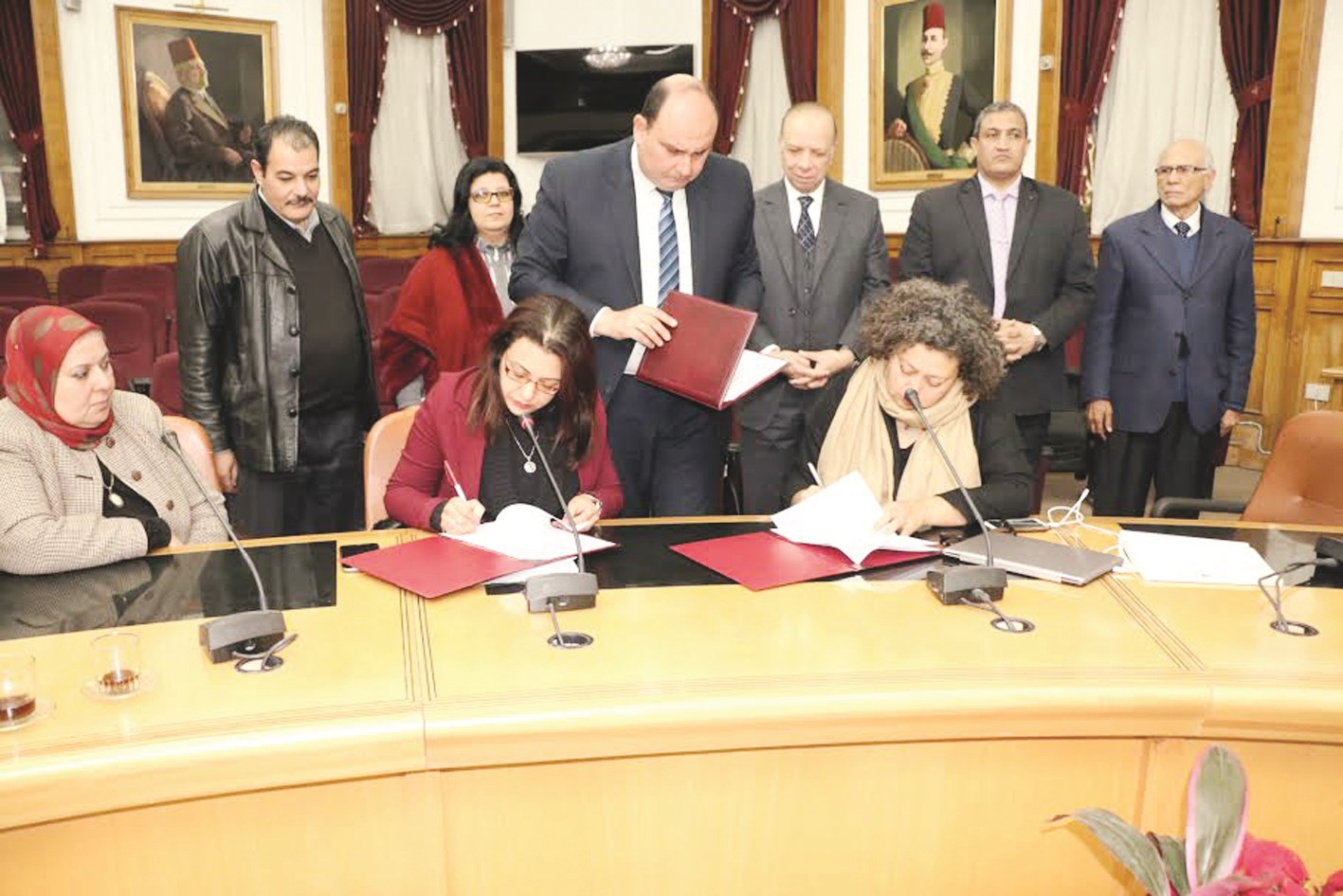 u062au0648u0642u064au0639 u0639u0642u062f u0644u062au0637u0648u064au0631 u0627u0644u0642u0627u0647u0631u0629 u0627u0644u062eu062fu064au0648u064au0629