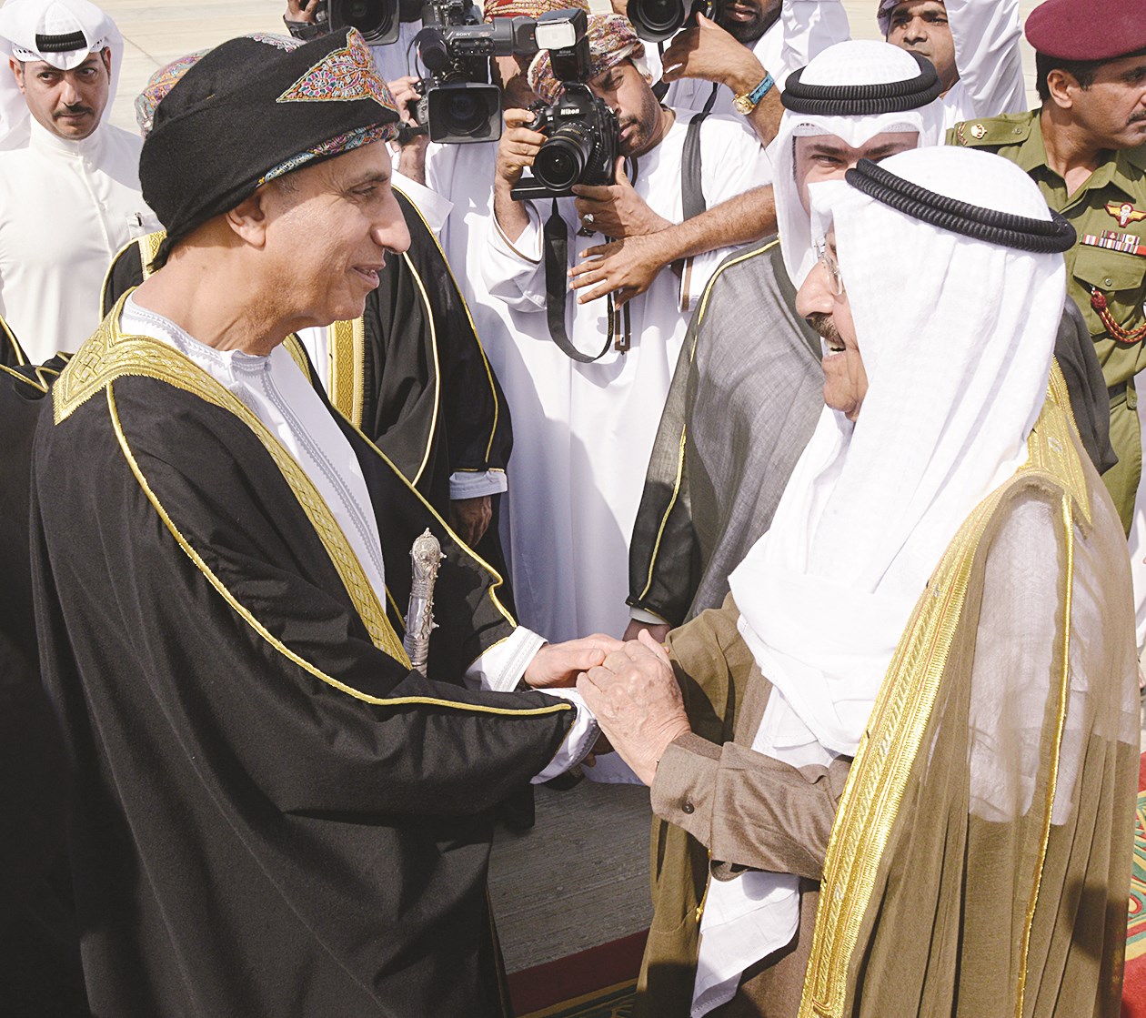 سموه مودعاً فهد بن محمود