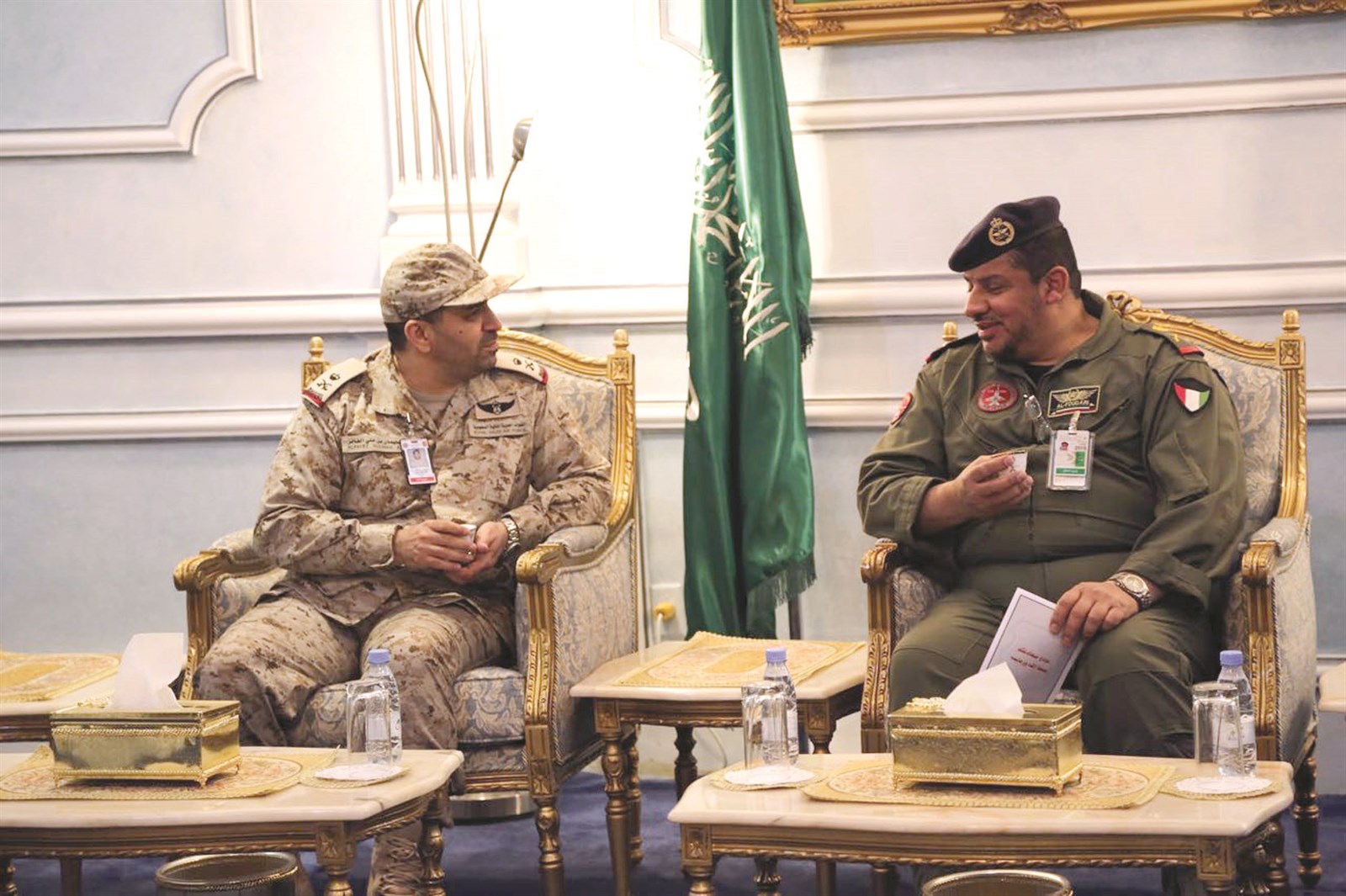 الفودري مستقبلا مسؤولاً عسكرياً عربياً