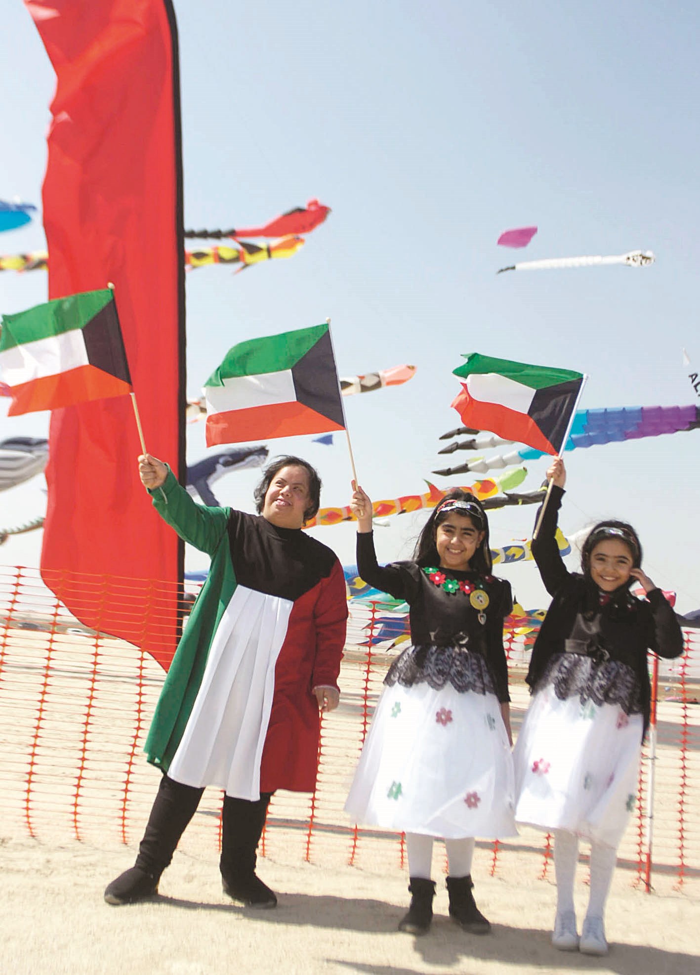 تعبير عن حب الوطن في المهرجان