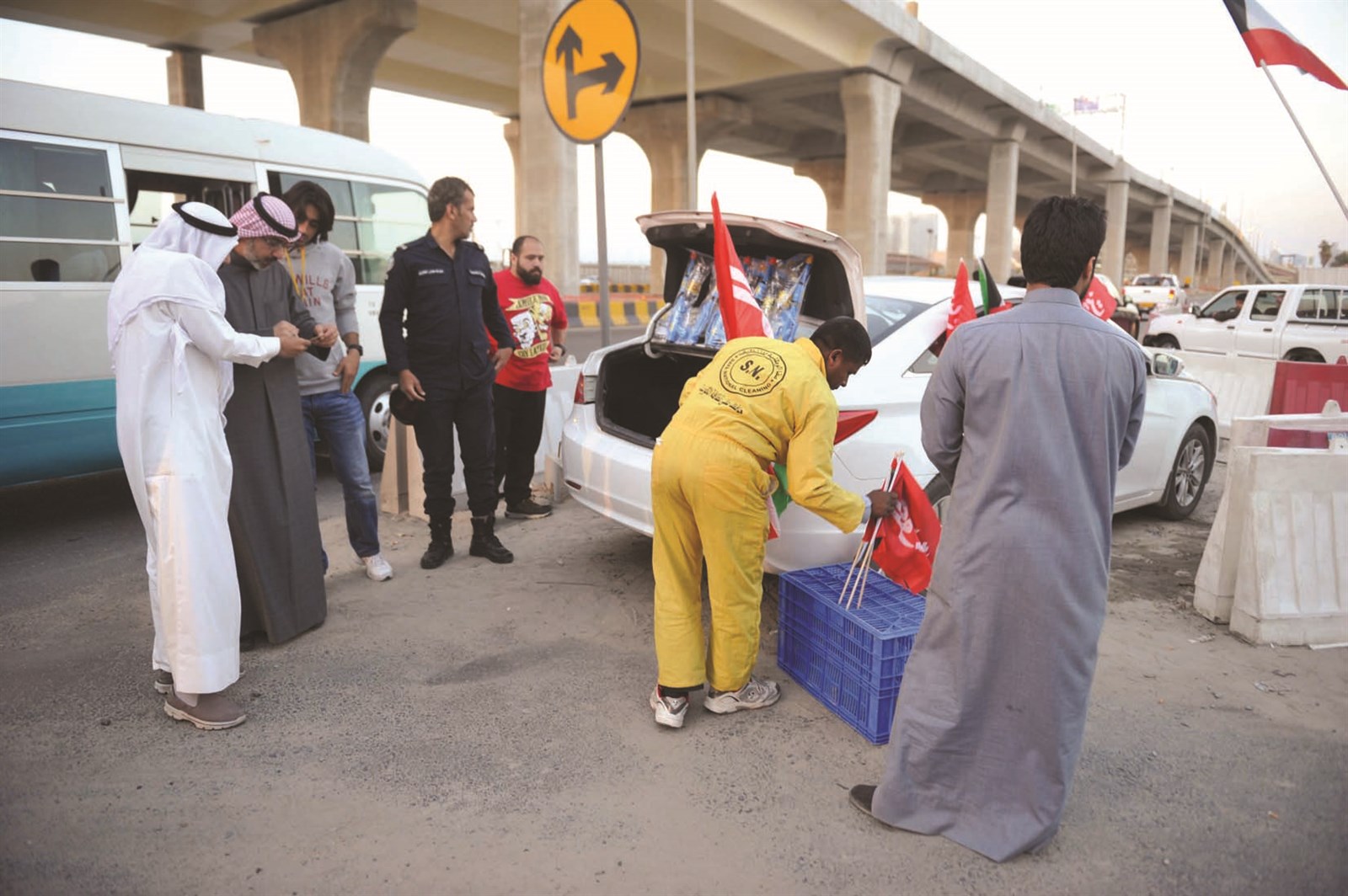 ضبط بائع متجوّل