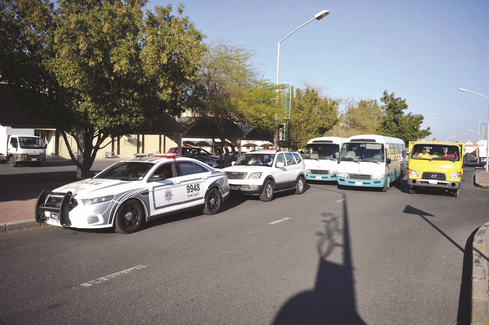 الفريق في طريقه إلى مناطق المخالفين