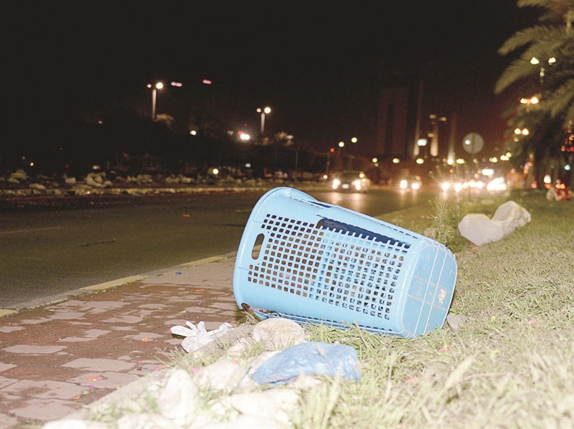 مخلفات في كل مكان