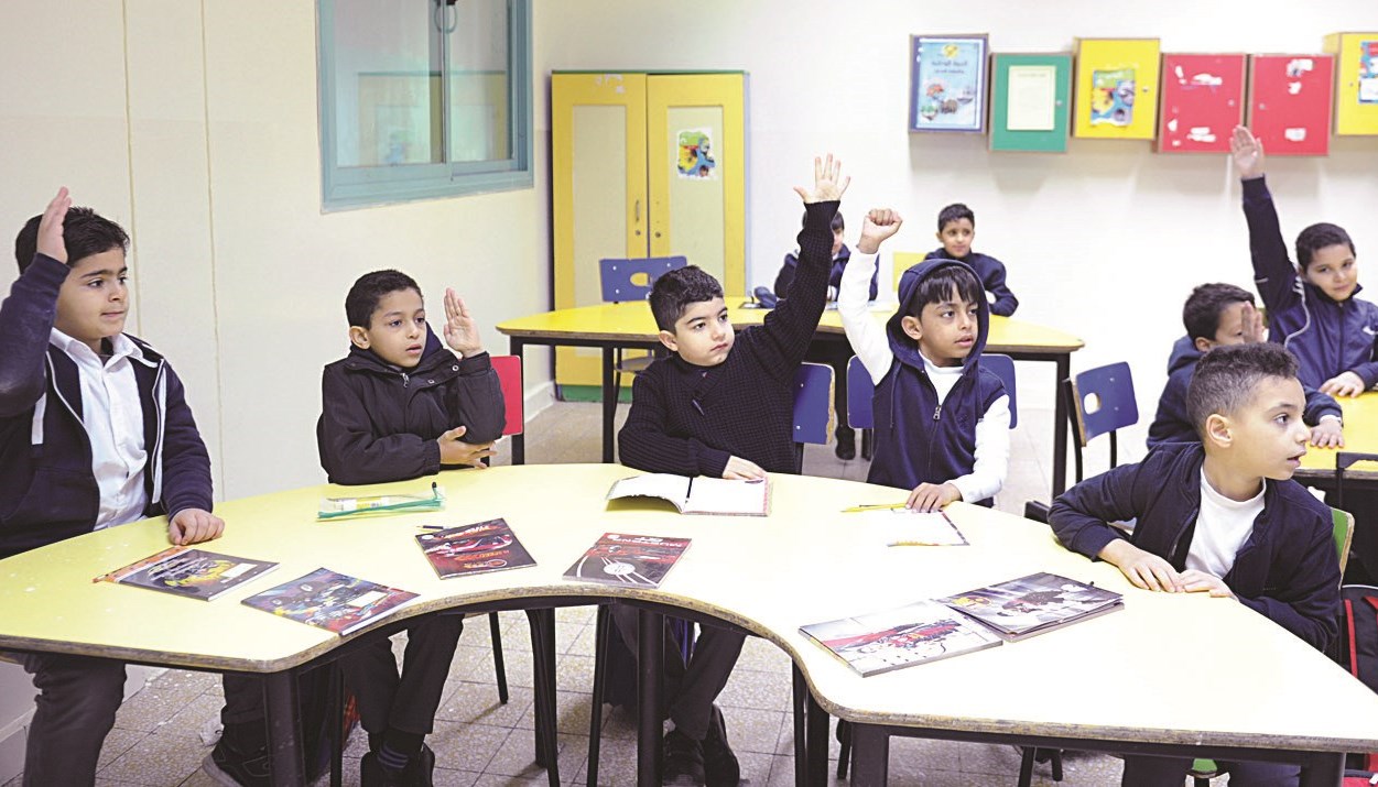 همة ونشاط في أول يوم دراسة (تصوير سعود سالم)