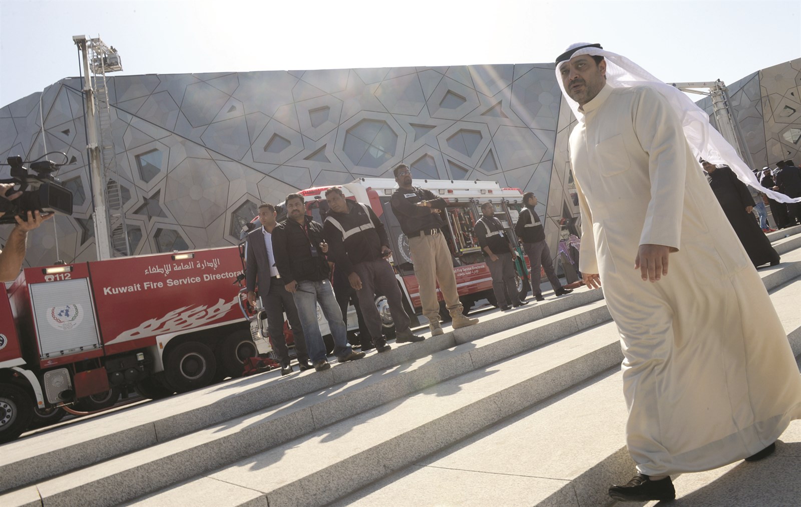 محمد العبدالله متفقداً