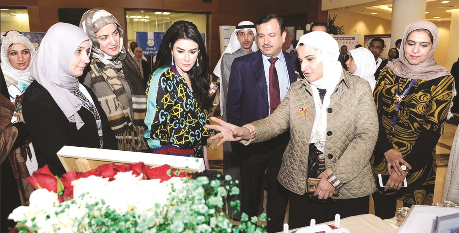 ... وفي جولة داخل المعرض المقام على هامش اليوم التوعوي