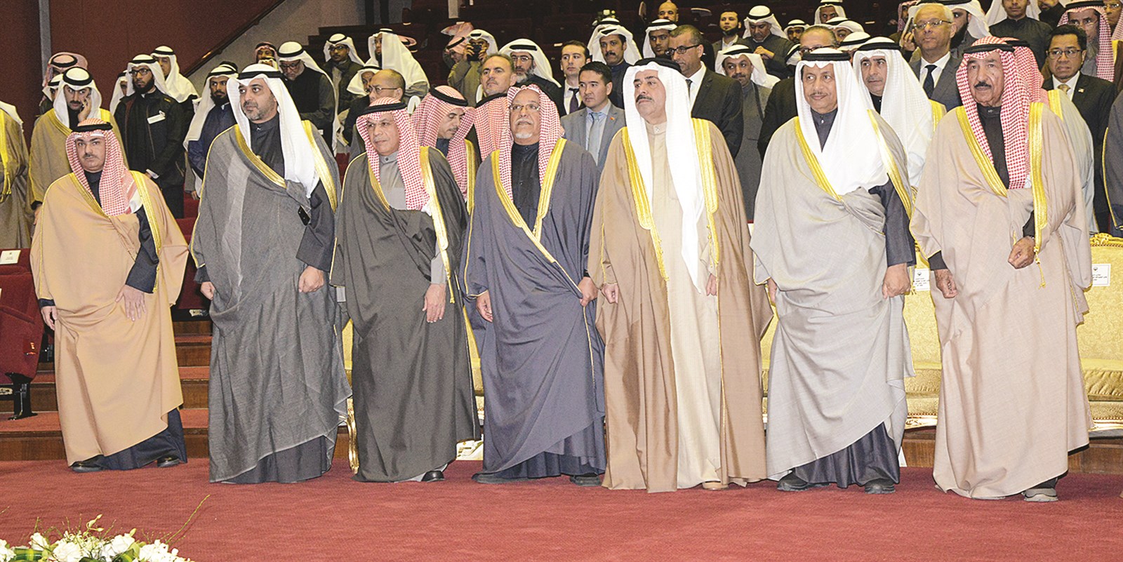 جابر العبدالله وجابر المبارك وأحمد الحمود وعلي الجراح وخالد الجراح ومحمد العبدالله