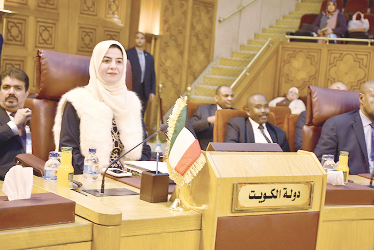 u0627u0644u0642u0637u0627u0646 u0645u062au0631u0626u0633u0629 u0648u0641u062f u0627u0644u0643u0648u064au062a u0641u064a u0623u0639u0645u0627u0644 u0645u062cu0644u0633 u0648u0632u0631u0627u0621 u0627u0644u0635u062du0629 u0627u0644u0639u0631u0628