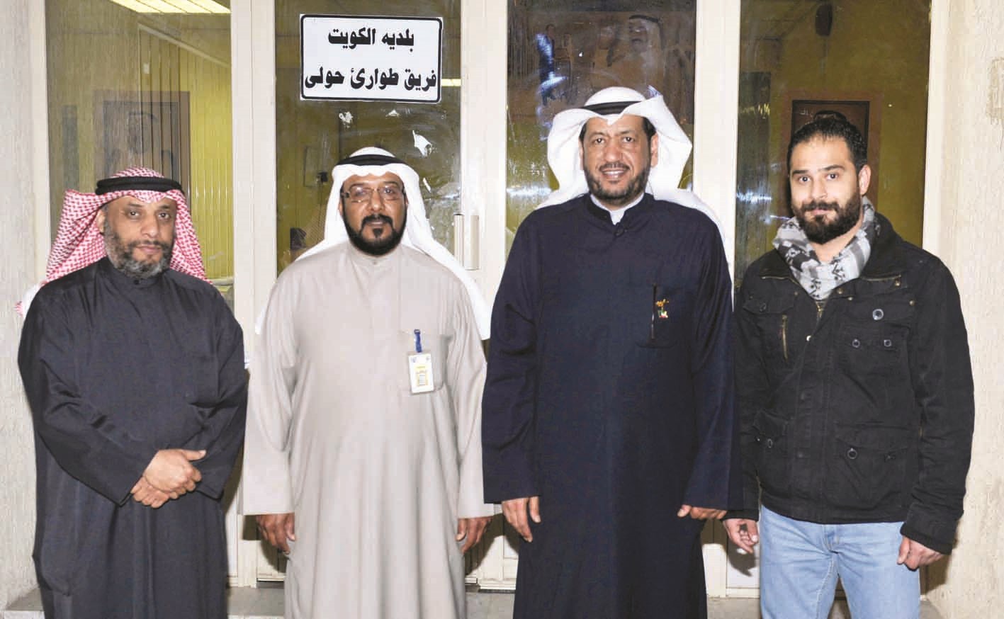 فريق الطوارئ والزميل محمد أنور