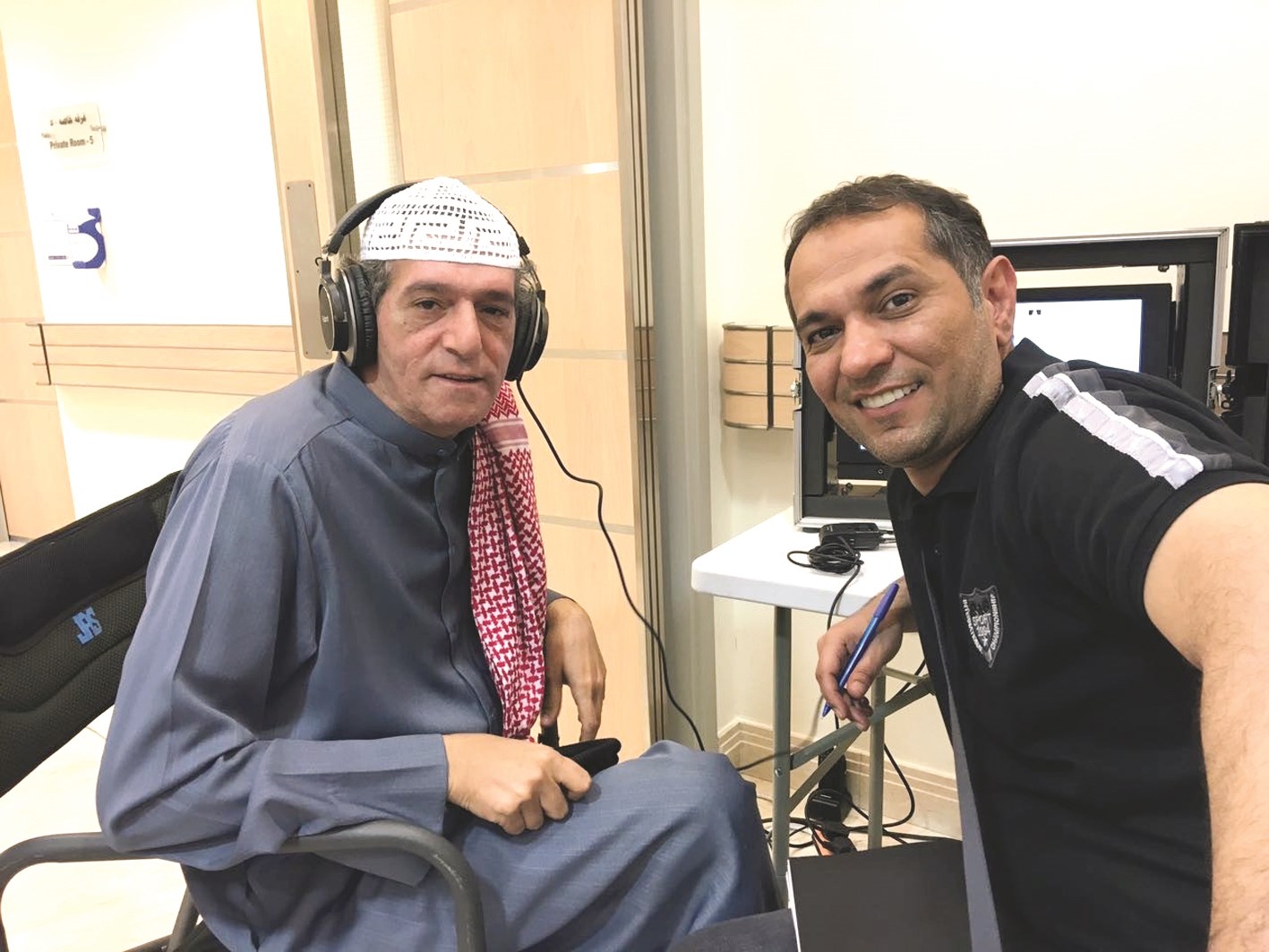 نعمان حسين وعبدالناصر درويش... قبل التصوير