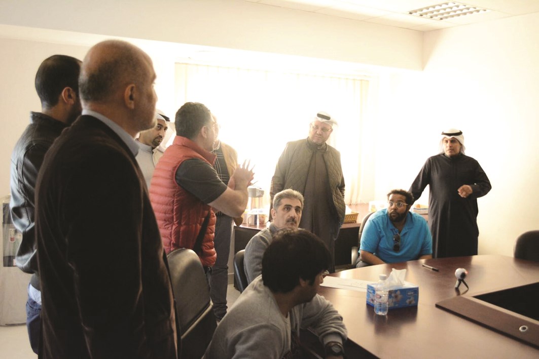 جانب من الدورة التدريبية بحضور مدير إدارة الصيانة