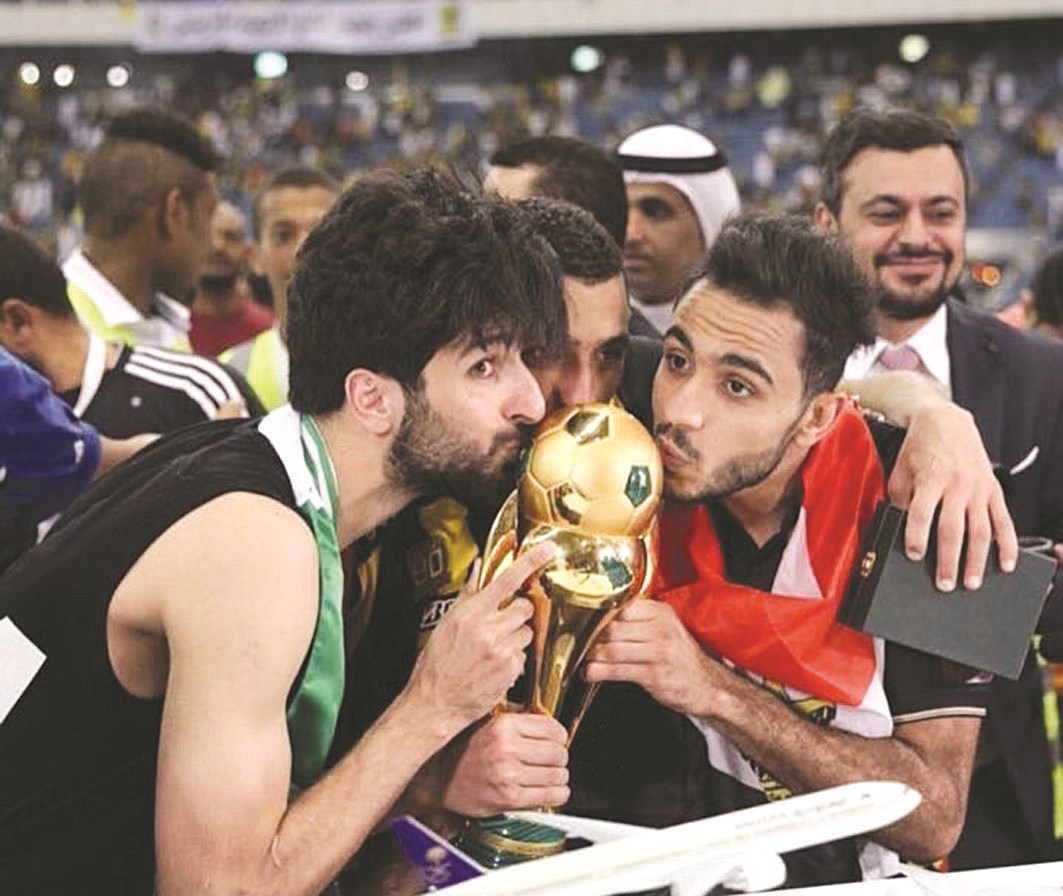 u0641u0647u062f u0627u0644u0623u0646u0635u0627u0631u064a u0648u0645u062du0645u0648u062f u0639u0628u062fu0627u0644u0645u0646u0639u0645 u00abu0643u0647u0631u0628u0627u00bb u064au0642u0628u0651u0644u0627u0646 u0643u0623u0633 u0648u0644u064a u0627u0644u0639u0647u062f u0627u0644u0633u0639u0648u062fu064a