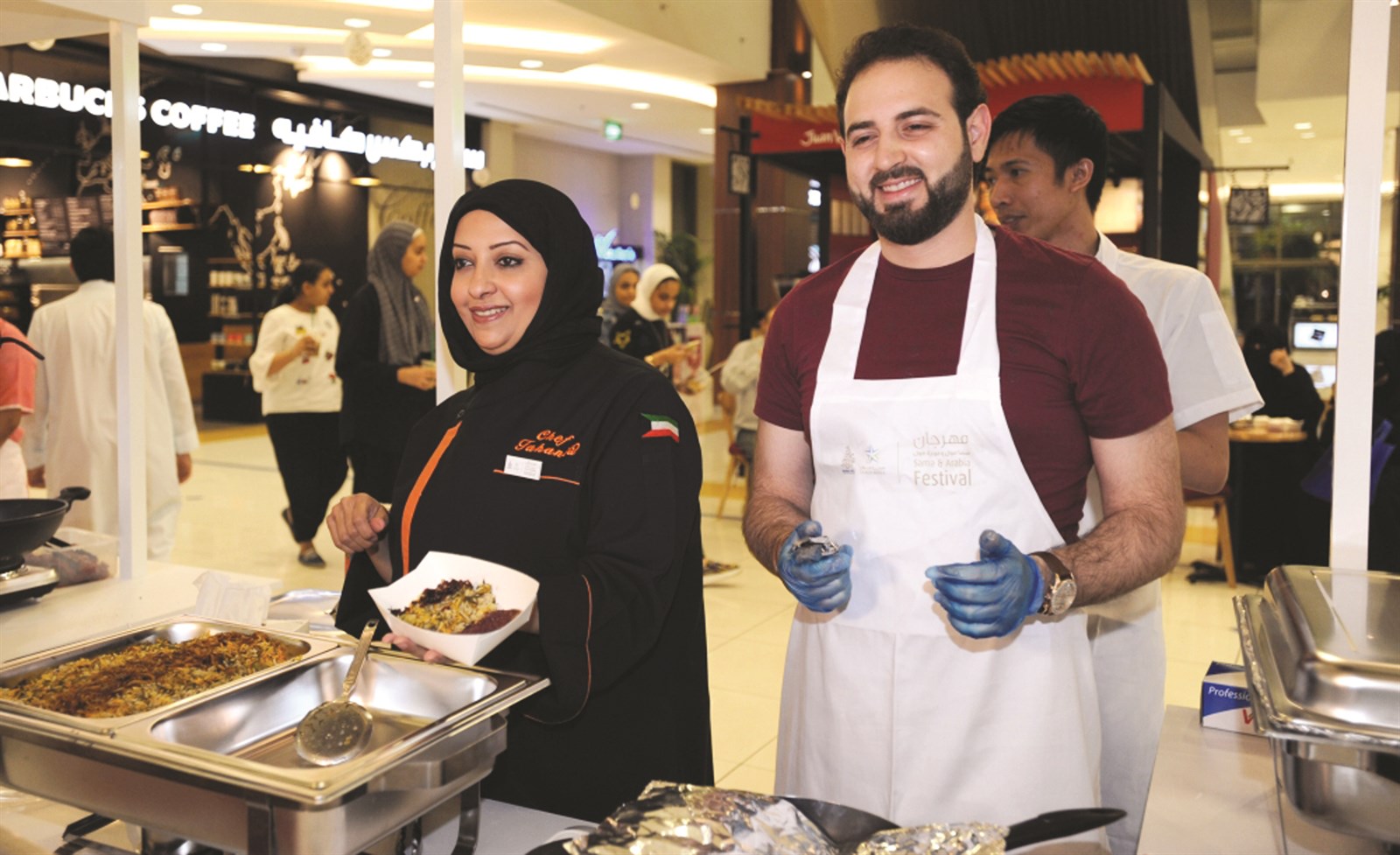 الشيف تهاني القامس والشيف وليد يوسف