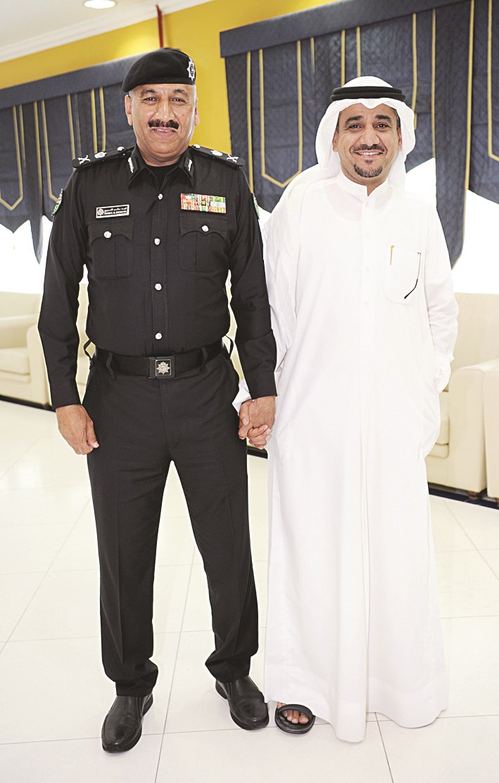 الشويع مع الزميل منصور الشمري