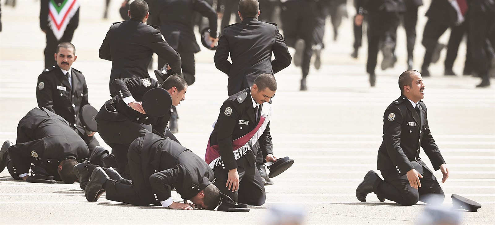 الاحتفال سجوداً شكراً لله