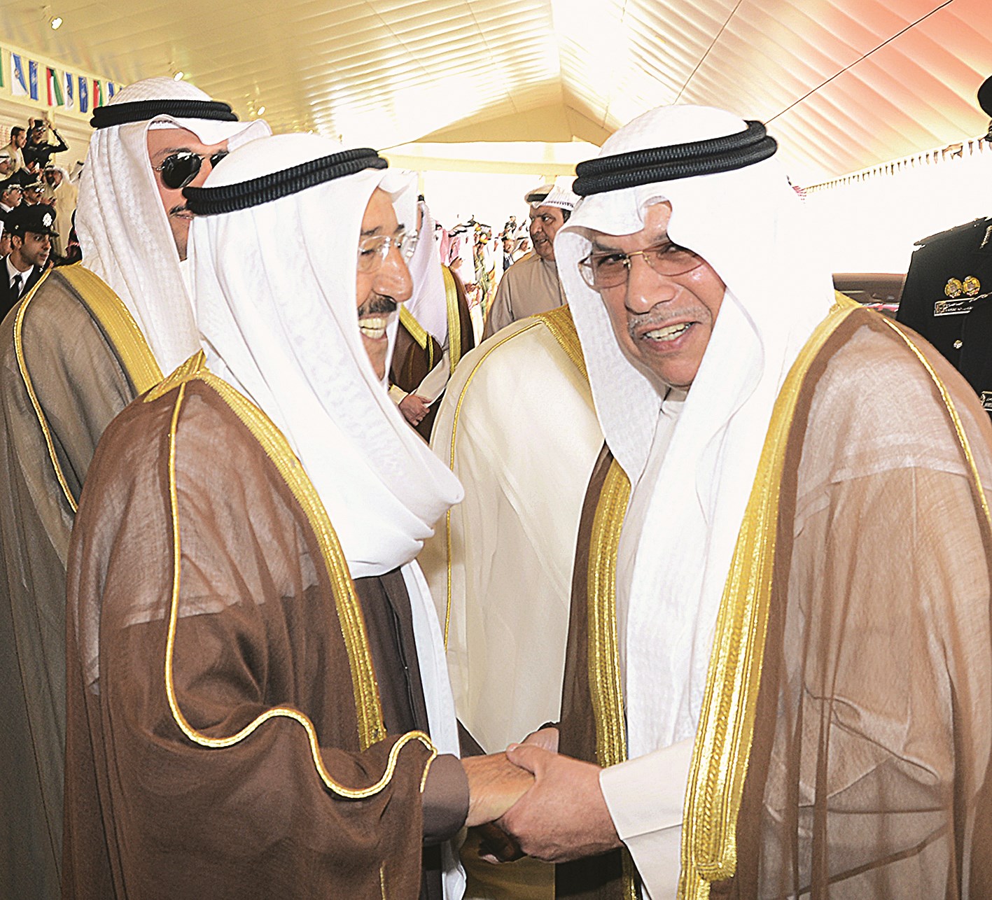 الجراح وسلام حار خلال استقباله سمو الأمير