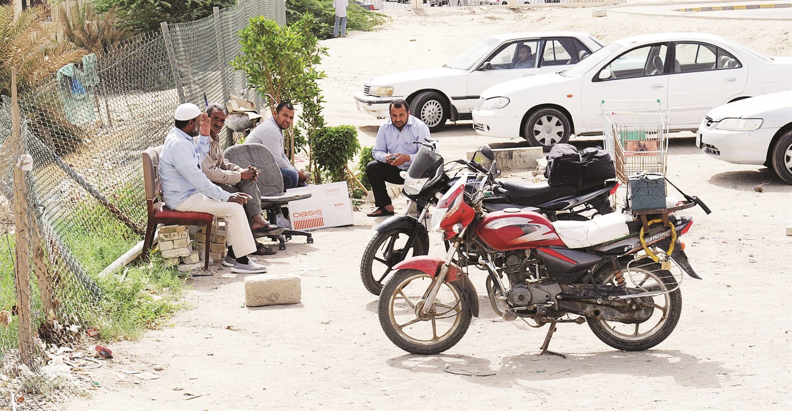 سباكون يترقبون زبائن