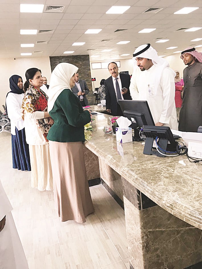 ... وخلال جولة في الصالة