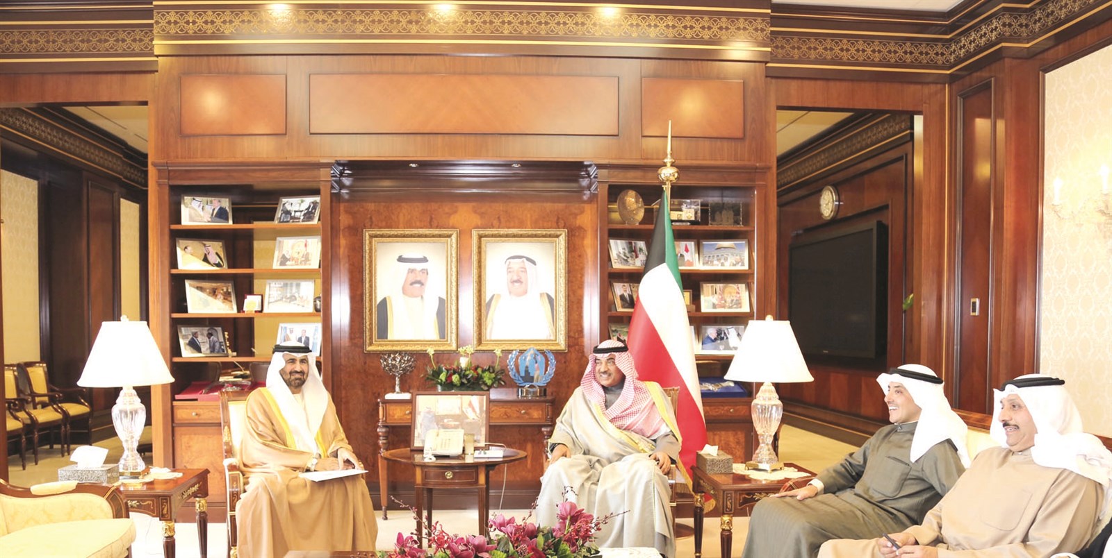 u0635u0628u0627u062d u0627u0644u062eu0627u0644u062f u0623u062bu0646u0627u0621 u0627u0633u062au0642u0628u0627u0644u0647 u0627u0644u0632u0639u0627u0628u064a