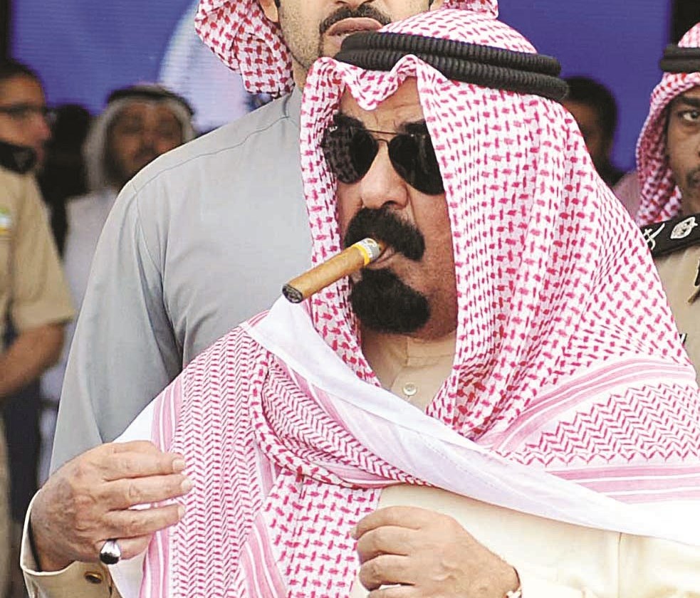 أحمد الخليفة أثناء حفل الافتتاح