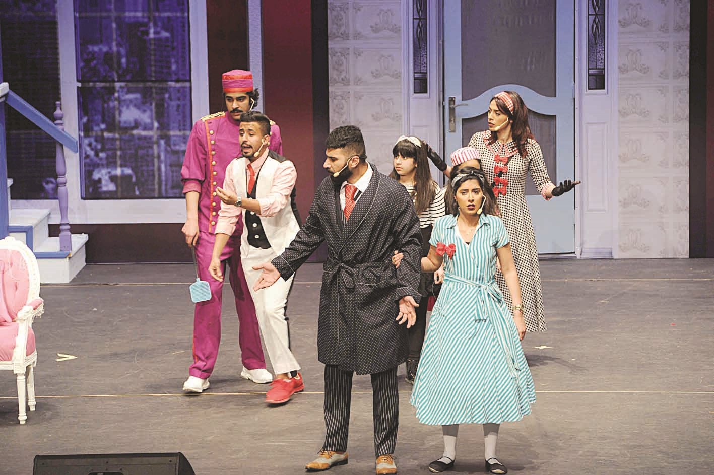 لقطة من المسرحية