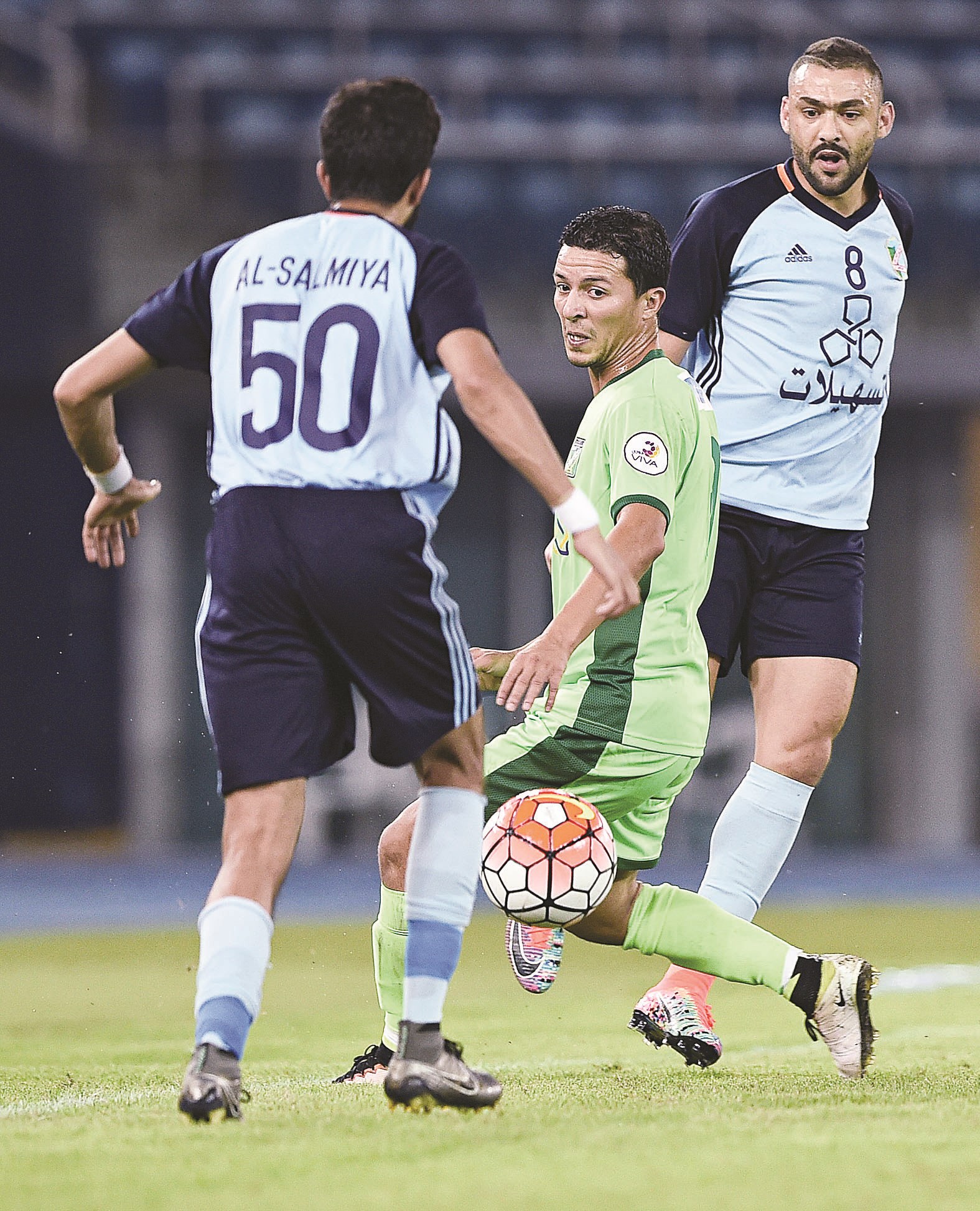 u0627u0644u0635u064au0641u064a (u0627u0644u0633u0627u0644u0645u064au0629) u0648u0627u0644u0634u0631u0645u064au0637u064a (u0627u0644u0639u0631u0628u064a) u0641u064a u0644u0642u0637u0629 u0645u0646 u0645u0628u0627u0631u0627u0629 u0627u0644u0642u0633u0645 u0627u0644u0623u0648u0644  (u062au0635u0648u064au0631 u062cu0627u0633u0645 u0628u0627u0631u0648u0646)