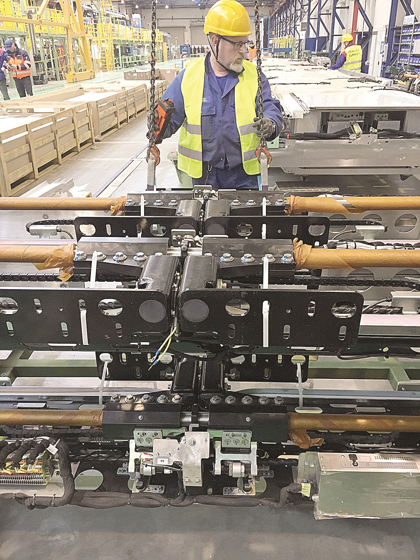 جانب من عملية التصنيع