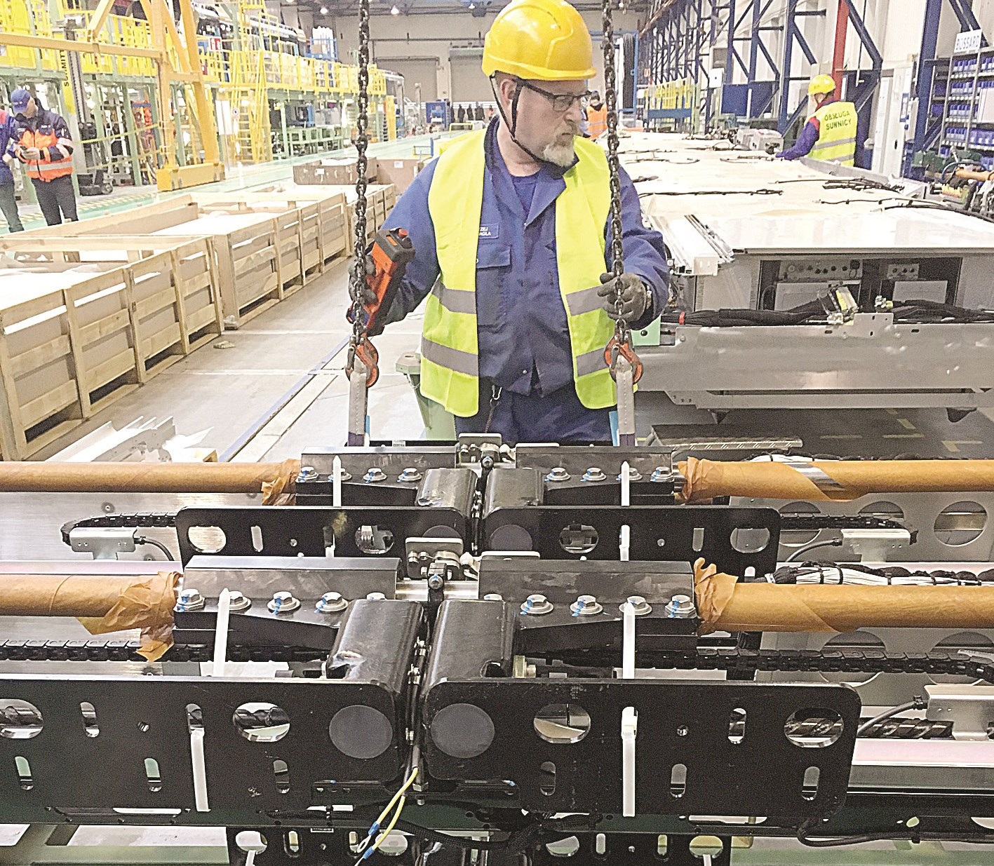 جانب من عملية التصنيع